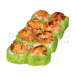 С острым лососем