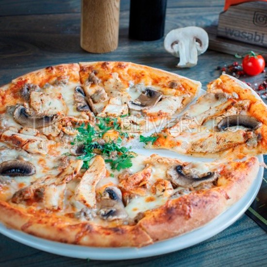Пицца итальянская "Куриная с грибами"
