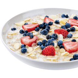 Каша овсяная с ягодами