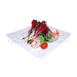 Айсберг с тигровой креветкой