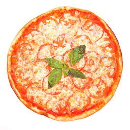 Пицца "Маргарита с зелеными помидорами"